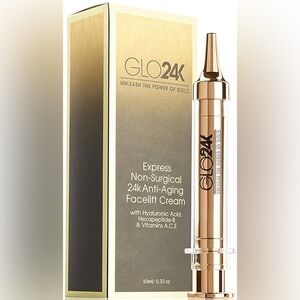 NWB GLO 24K Express 24k Anti-Aging Facelift Cream Hyaluronic Acid Vitamins A C E
